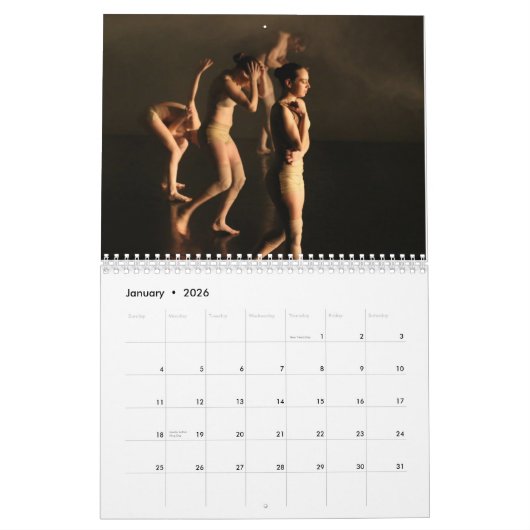 Alchemy Dance Company Calendar Kalender (Jan 2026)