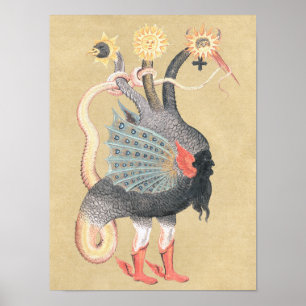 Alchemy Dragon Color Poster