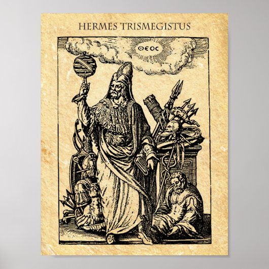 ALCHEMY HERMES TRISMEGISTUS POSTER (Voorkant)