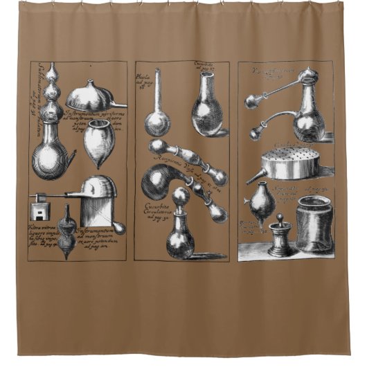 Alchemy Lab Equipment Spice Douchegordijn (Voorkant)