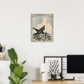 Alchemy Laboratory and the Sphinx Sepia Poster (Thuiskantoor)