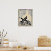 Alchemy Laboratory and the Sphinx Sepia Poster (Keuken)