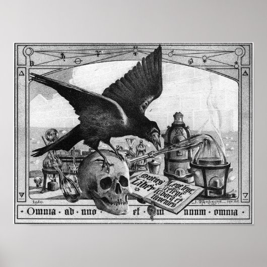 Alchemy Laboratory Tools for the Great Work Poster (Voorkant)