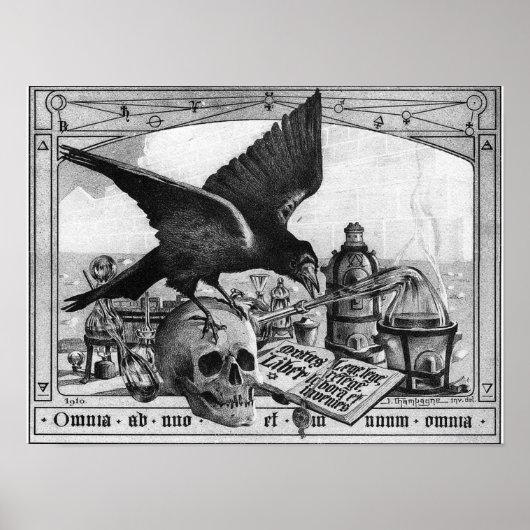 Alchemy Laboratory Tools for the Great Work Poster (Voorkant)