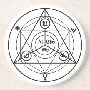 Alchemy manifest zandsteen onderzetter