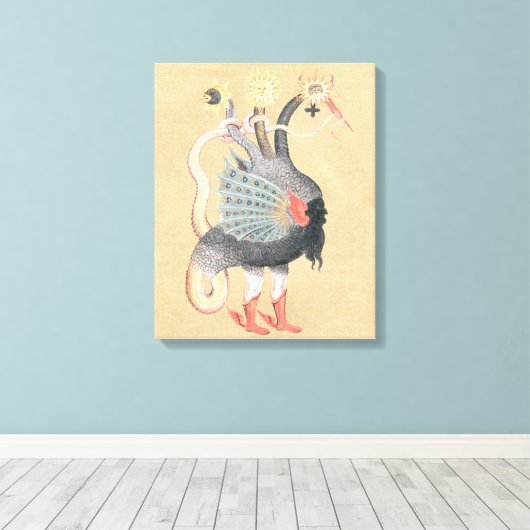 Alchemy Serpent Color Canvas Afdruk (Insitu (Houten vloer))