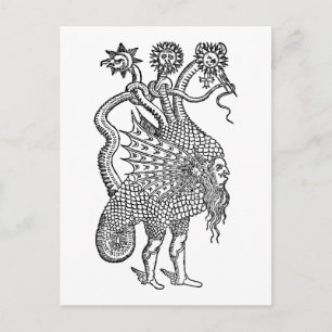 Alchemy Serpent Symbool Briefkaart