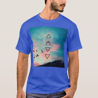 Alchemy Symbols Dusk Sky T-shirt