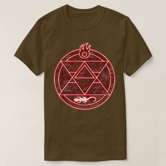 Alchimiste flamme classique TShirt (Design devant)