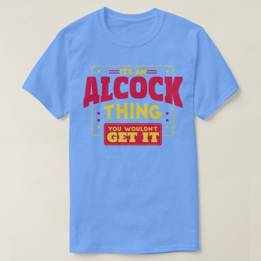 Alcock T-shirt (Design voorkant)