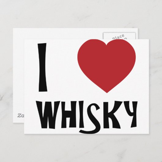 Alcohol Briefkaart (Voorkant / Achterkant)