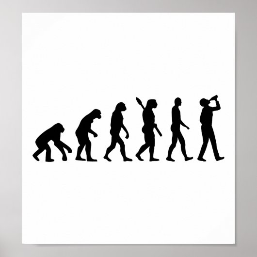Alcohol drink evolutie poster (Voorkant)