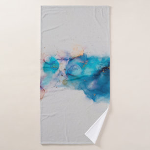 Alcohol Ink Art. Abstract schilderen. Alcohol Ink Badhanddoek