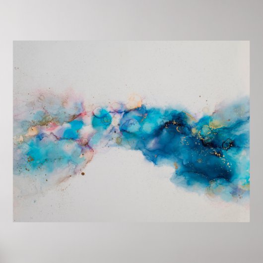 Alcohol Ink Art. Abstract schilderen. Alcohol Ink Poster (Voorkant)