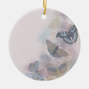 Alcohol Ink Butterflies Keramisch Ornament