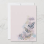 Alcohol Ink Butterflies Save The Date (Voorkant)