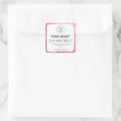 Alcohol Ink Gold Vein Soy Wax Melt Product Labels (Tas)