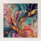 Alcohol Ink Puzzle (Horizontal)