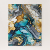 Alcohol Ink Puzzle Legpuzzel (Verticaal)