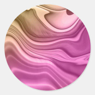 Alcohol Ink Set Aurora Digitaal Papier Ronde Sticker