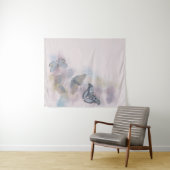 Alcohol Ink Vlinders  Wandkleed (In Situ (horizontaal))