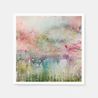 Alcohol Inkt Abstract Bloemendesign Servet