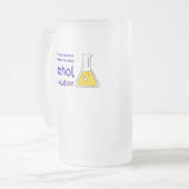"Alcohol is a Solution" mok van gebrand glas (Voorkant links)