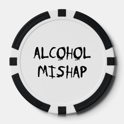 Alcohol Mishap Pokerchips (Voorkant)