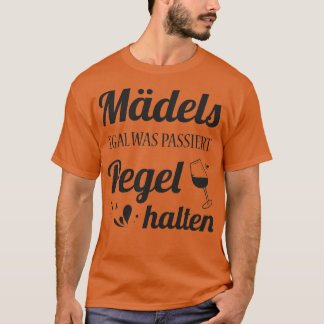 Alcohol Niveau Meisjes gaan uit T-shirt