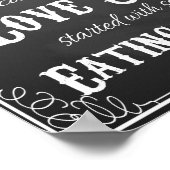 Alcohol omdat er geen grote liefdesverhalen op pap poster (Hoek)