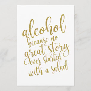 Alcohol Omdat Geen Groot Verhaal Betaalbaar Teken Kaart