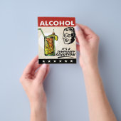 ALCOHOL OPLOSSING MAN FLYER (Hand)