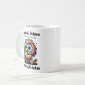 Alcohol’s Defence Owl Mok (Voorkant links)