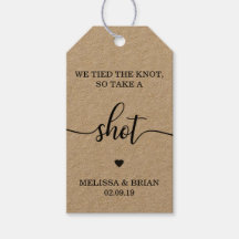 Alcohol Spirit Bottle Wedding Favor Label