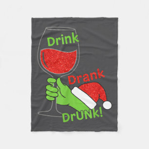 Alcohol & Staarten Drink Gedronken Dronken! Grappi Fleece Deken