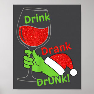 Alcohol & Tails Drink Drank Gedronken! Grappige Ch Poster