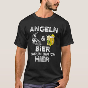 Alcohol Vist en Bier Darum Bin Ich H T-shirt