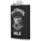 Alcohol vs. melk heupfles (Links)