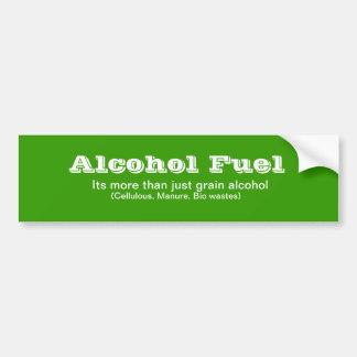 alcoholbrandstof bumpersticker
