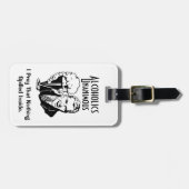 Alcoholica Unanimous Bagagelabel (Voorkant horizontaal)