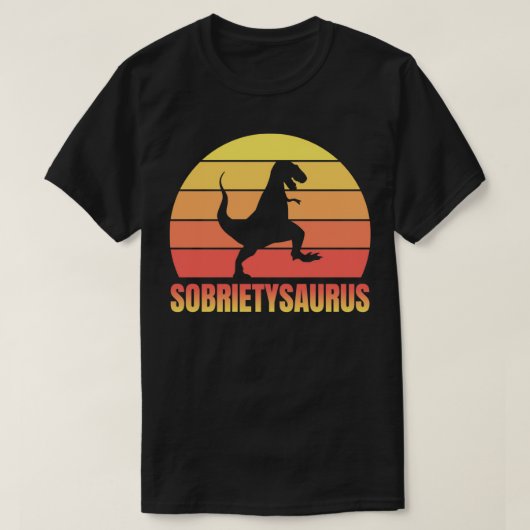 Alcoholics Anonymous AA Sober AF Pul T-shirt (Design voorkant)