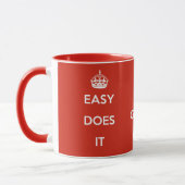 Alcoholics Anonymous Slogans  Mug (Red) Mok (Links)