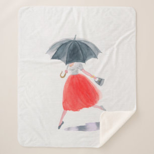 Alcoholinkt Abstract. Gebleken minerale Vintage. B Sherpa Deken