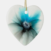 Alcoholinkt Bloem Keramisch Ornament (Rechts)