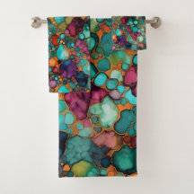 Alcoholinkt Patroon Kleurrijk Levendig