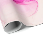 Alcoholinkt zee textuur. Contemhedendaagse kunst. Cadeaupapier (Rol Hoek)