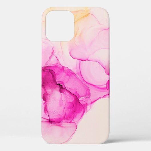 Alcoholinkt zee textuur. Contemhedendaagse kunst. Case-Mate iPhone Case (Achterkant)