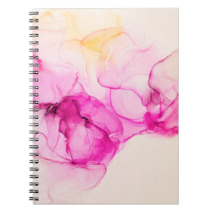 Alcoholinkt zee textuur. Contemhedendaagse kunst. Notitieboek