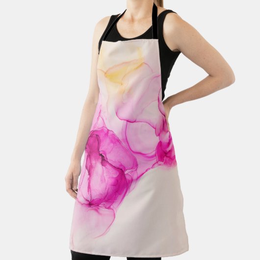 Alcoholinkt zee textuur. Contemhedendaagse kunst. Schort (Insitu)