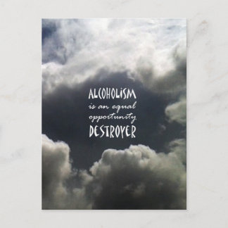 Alcoholisme Briefkaart